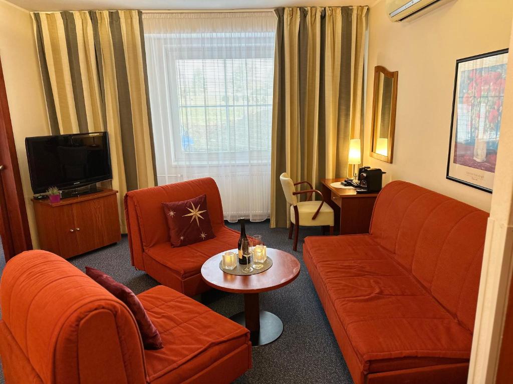 Posezení v ubytování Wellness Hotel Staré Město
