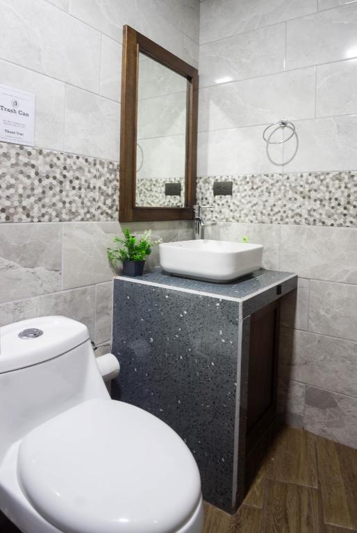 Koupelna v ubytování Argdivan Hostel