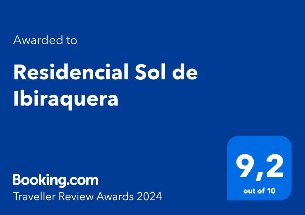 תעודה, פרס, שלט או מסמך אחר המוצג ב-Residencial Sol de Ibiraquera