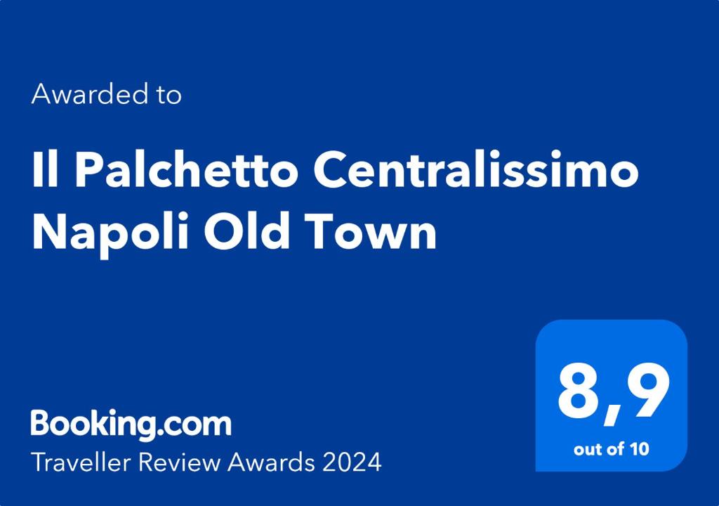 Certifikát, ocenenie alebo iný dokument vystavený v ubytovaní Il Palchetto Centralissimo Napoli Old Town