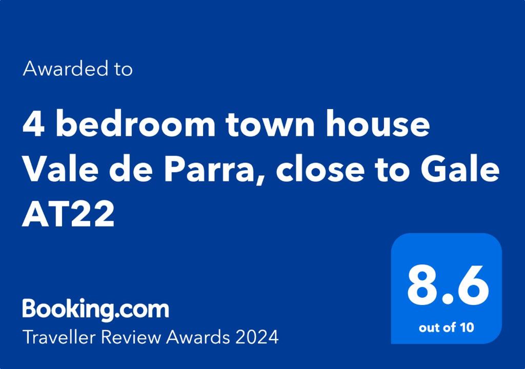 uma imagem do quarto moradia valor de parra perto da venda em 4 bedroom town house Vale de Parra, close to Gale AT22 na Guia