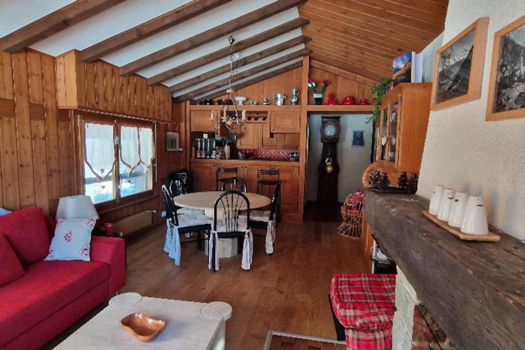 Kuchyň nebo kuchyňský kout v ubytování Appartement, vue sur le lac