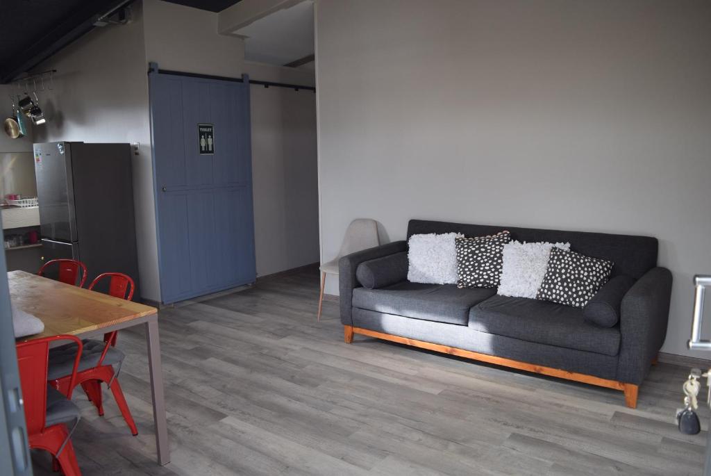 Posezení v ubytování Clayhouse Rivadavia