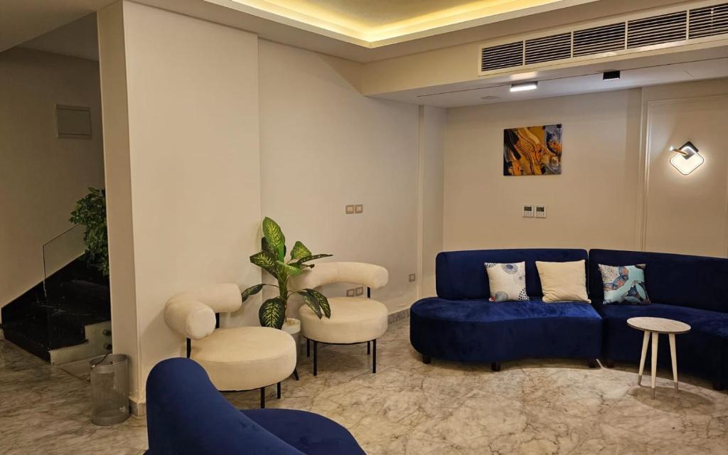 Posezení v ubytování Luxury Accommodation