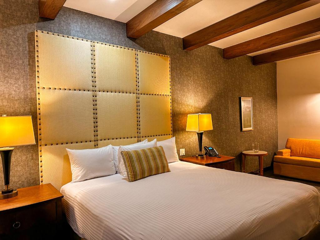 Postel nebo postele na pokoji v ubytování Hotel María Bonita Chihuahua