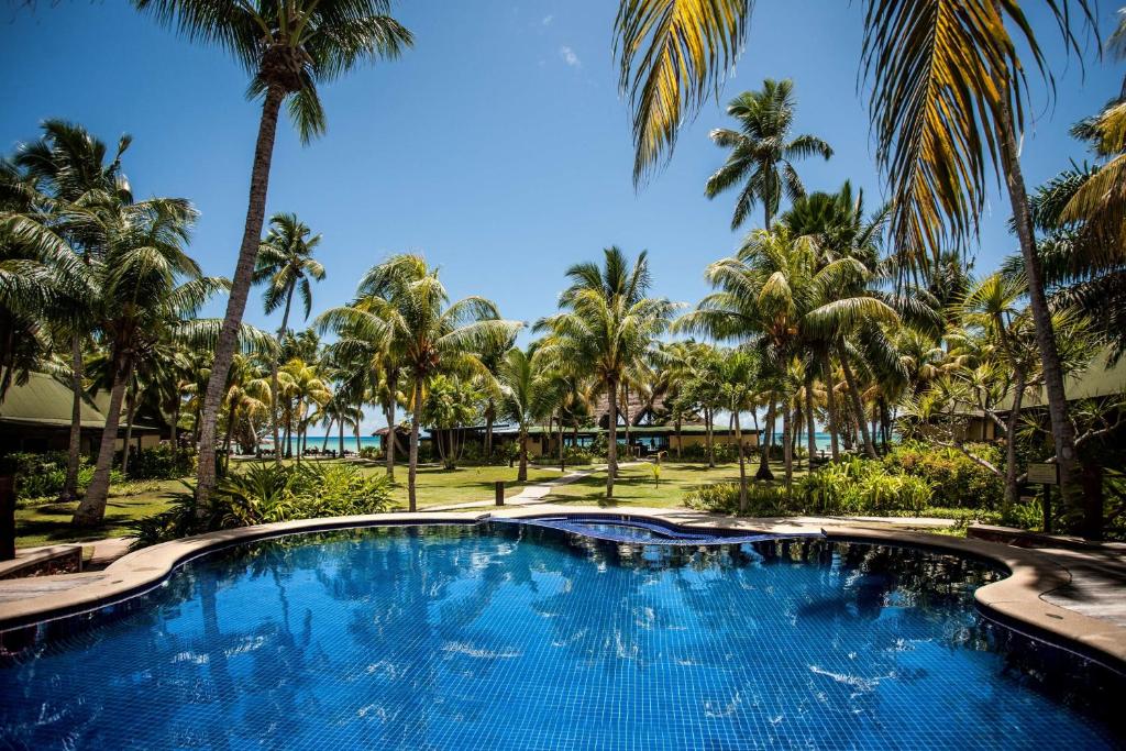 Bazén v ubytování Paradise Sun Hotel Seychelles nebo v jeho okolí