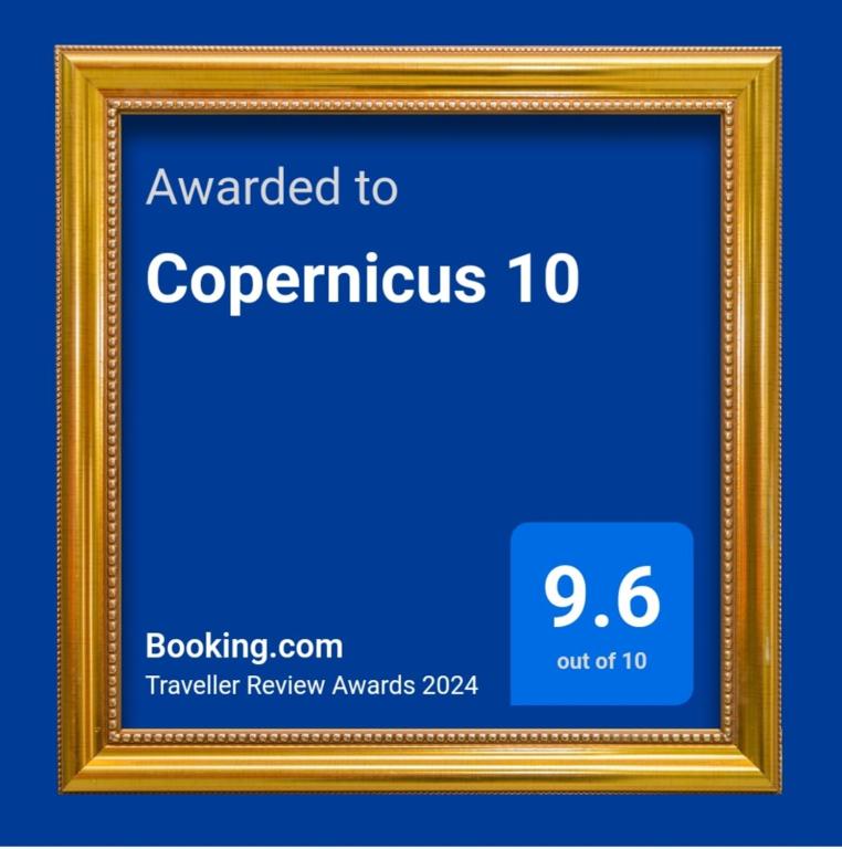Certifikát, ocenenie alebo iný dokument vystavený v ubytovaní Copernicus 10