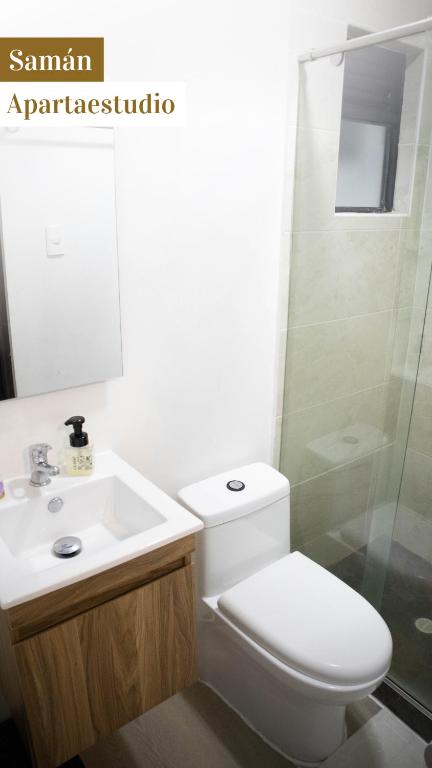 Vannituba majutusasutuses Apartahotel La Arboleda HC