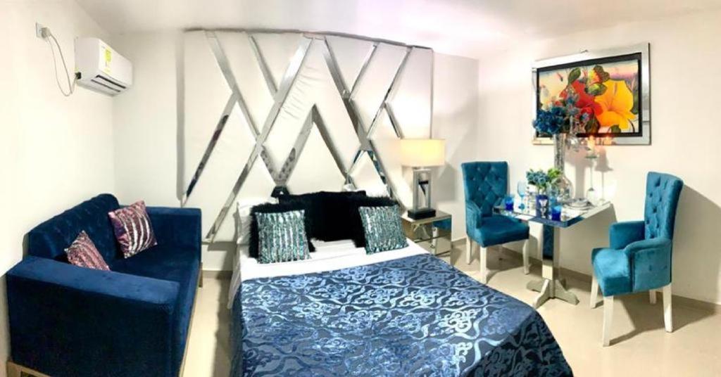 Χώρος καθιστικού στο Hotel Platinum Luxury