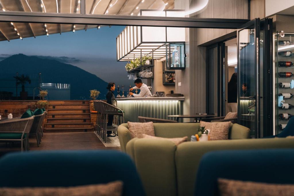 Posezení v ubytování Hotel Shambala