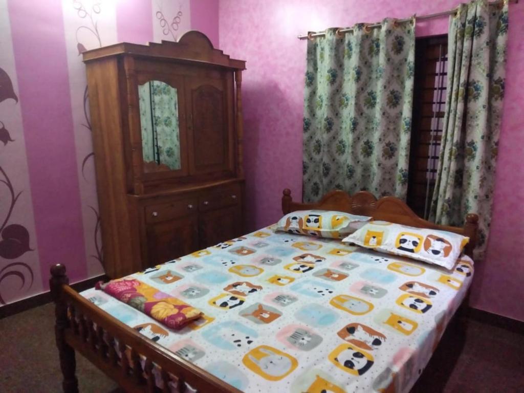 Postel nebo postele na pokoji v ubytování MN Homestay