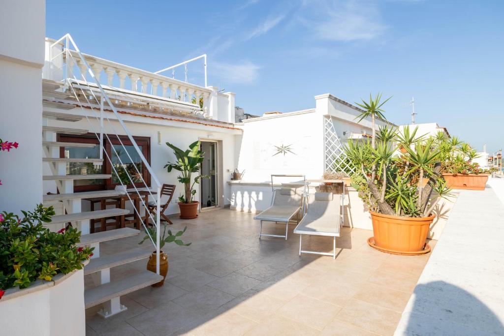 Balkón nebo terasa v ubytování Viesthouse B&B