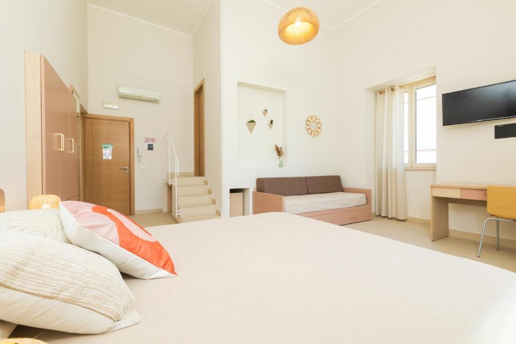 TV a/nebo společenská místnost v ubytování Viesthouse B&B