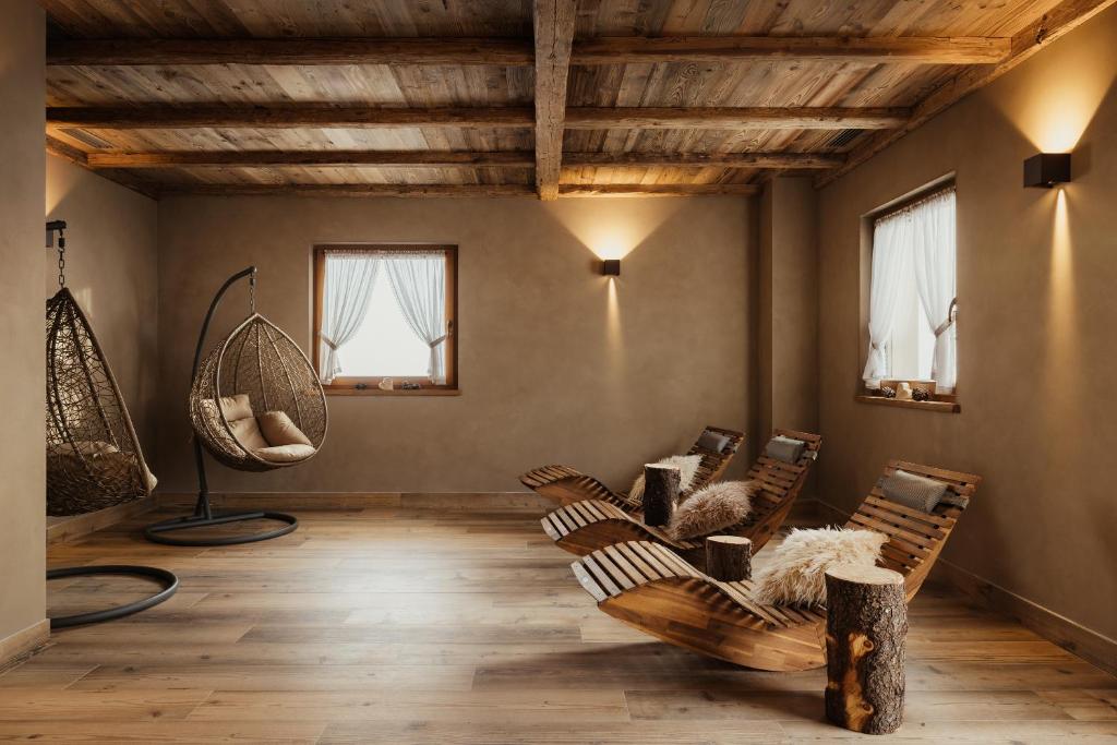 Posezení v ubytování Hotel Monte Cherz