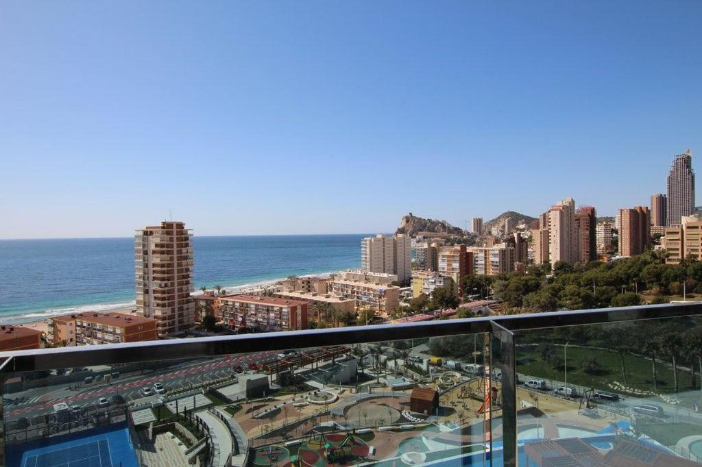 a view of a city and the ocean at Sunset Drive, Cerca de la playa Poniente in Benidorm