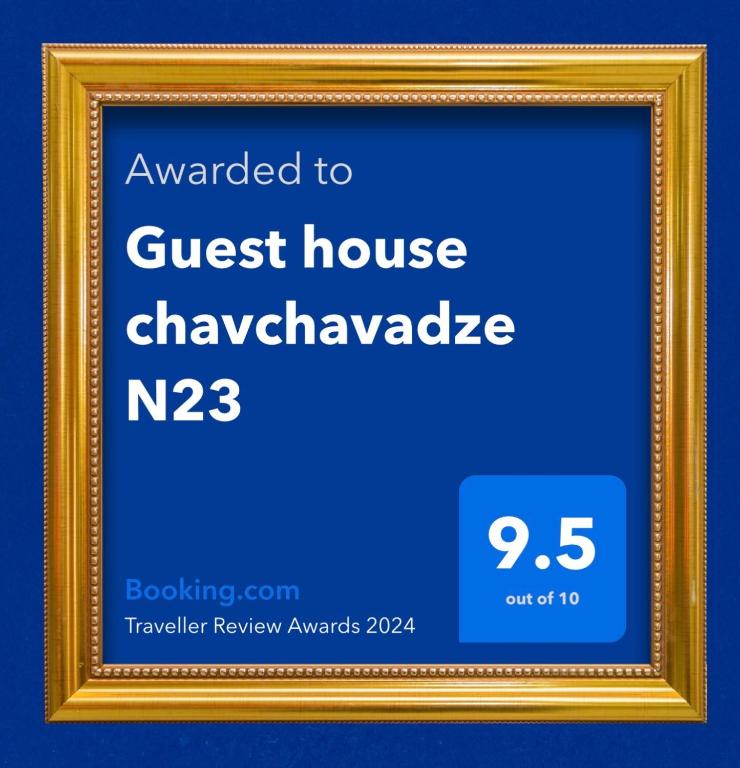 Certifikát, hodnocení, plakát nebo jiný dokument vystavený v ubytování Guest house chavchavadze N23