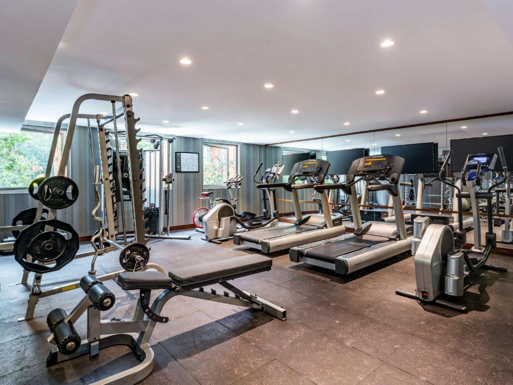 Fitness centrum a/nebo fitness zařízení v ubytování Sofitel Bogota Victoria Regia