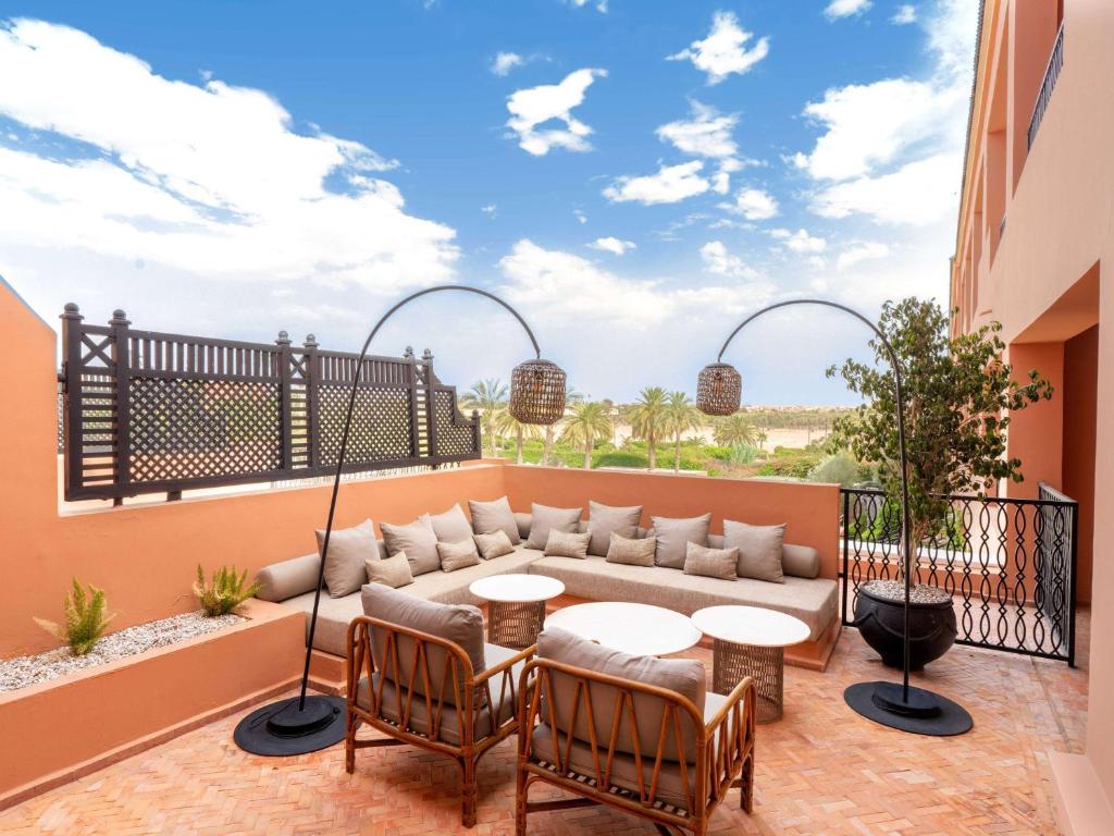 Balkón nebo terasa v ubytování Sofitel Marrakech Palais Impérial & Spa