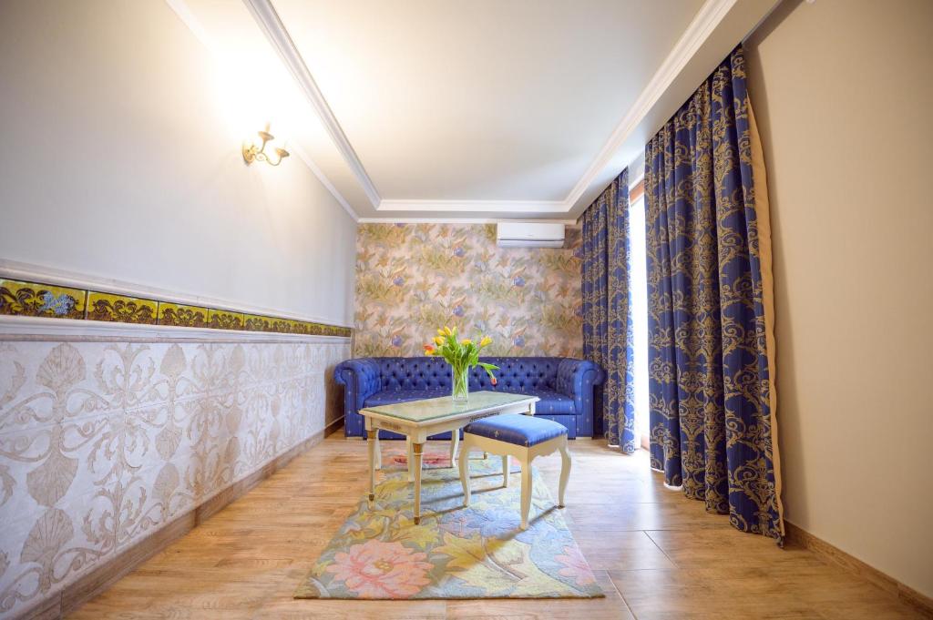 Posezení v ubytování Hotel Iris-Mimoza