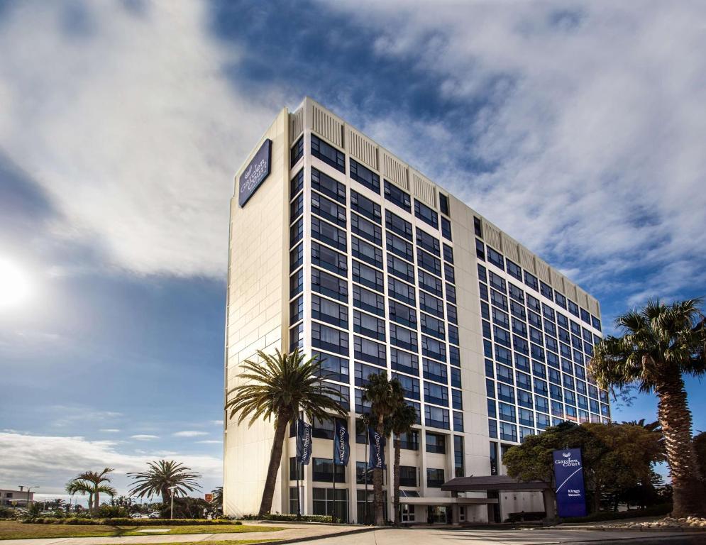 Byggingin sem hótelið er í