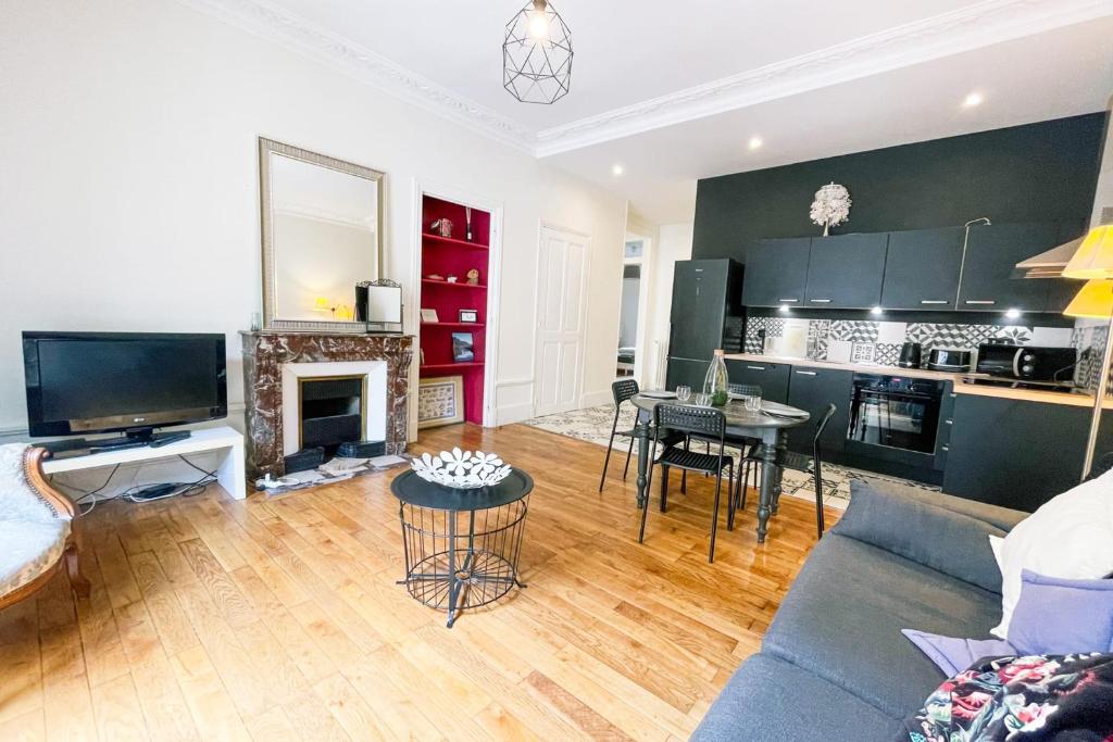#H9 Le spacieux de la Gare Large T4 fully equipped Gare de Grenoble - Apartment