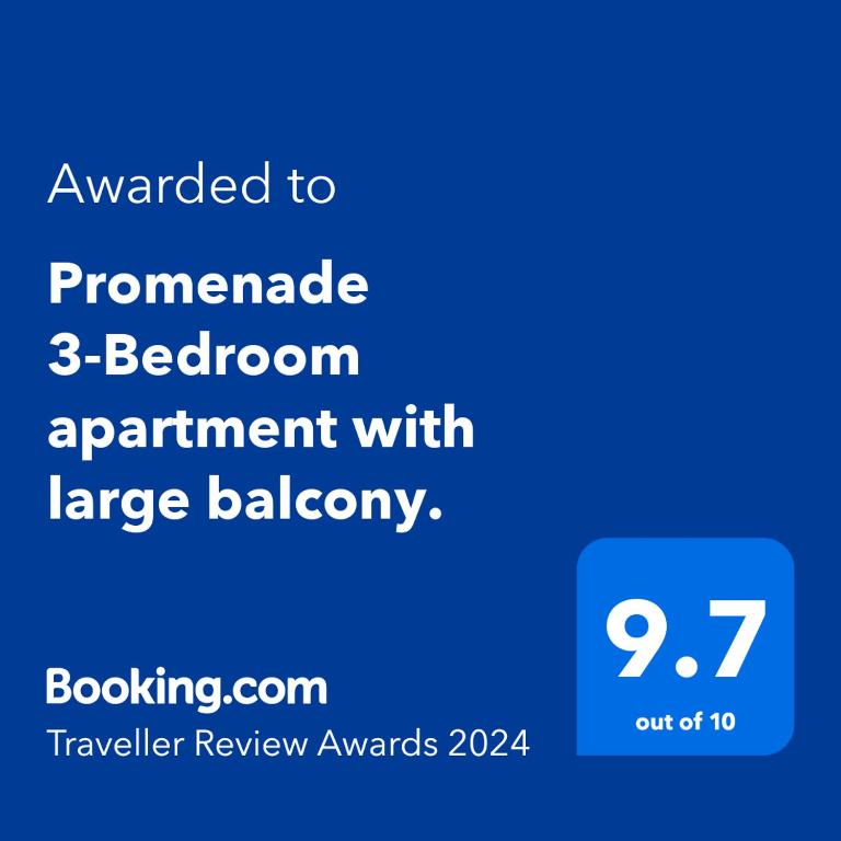 Promenade 3-Bedroom apartment with large balcony. - Image 9