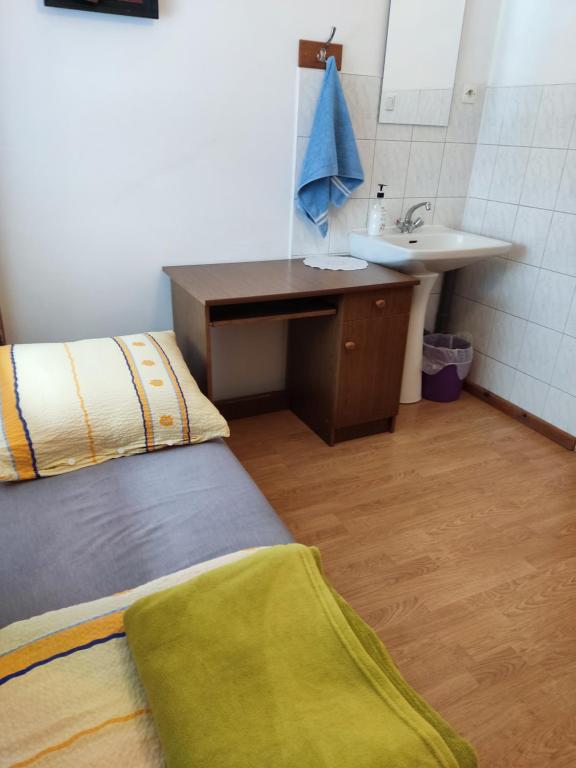 Postel nebo postele na pokoji v ubytování Magnificat