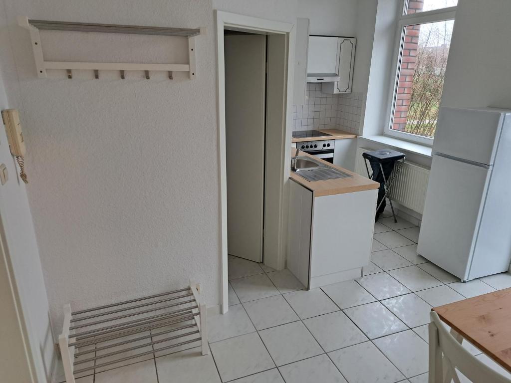 Kuchyň nebo kuchyňský kout v ubytování Apartmenthaus Hartl