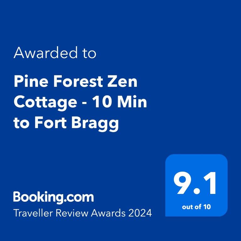 Pine Forest Zen Cottage - 10 Min to Fort Bragg - Maison De Trois Chambres