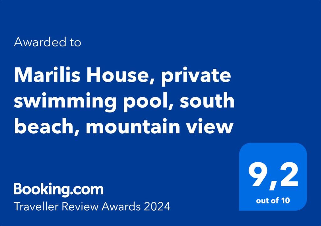 Marilis House, private pool, WIFI, mountain view, Netflix, self-check-in - Villa De Deux Chambres