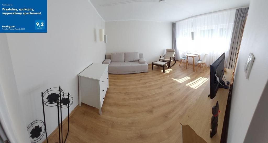 Posedenie v ubytovaní Przytulny, spokojny, wyposażony apartament