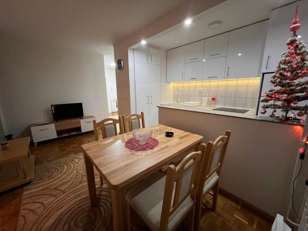 TV a/nebo společenská místnost v ubytování Apartman Lana