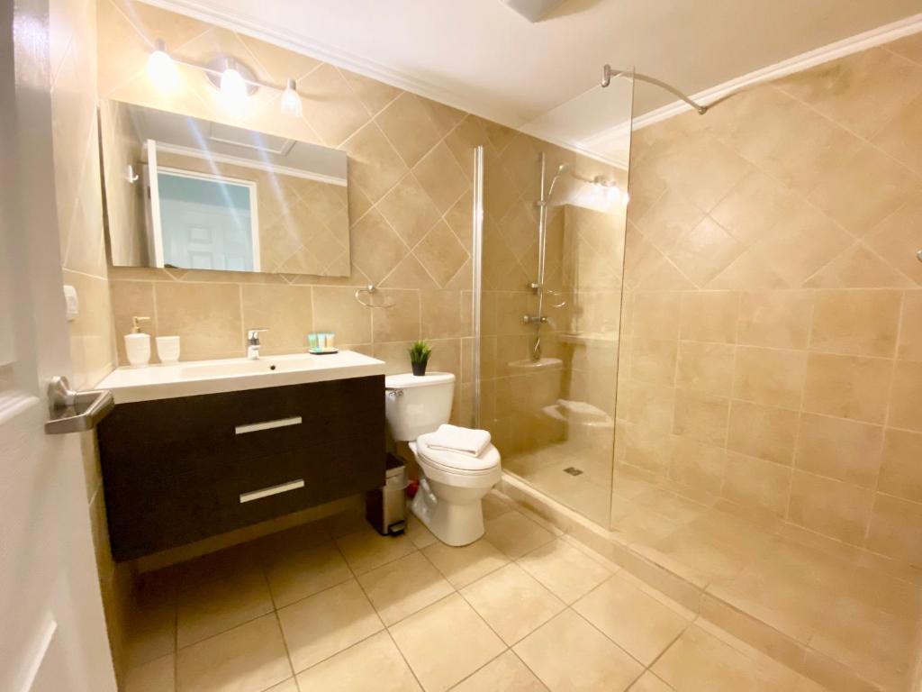 Koupelna v ubytování Casa Azure Aruba
