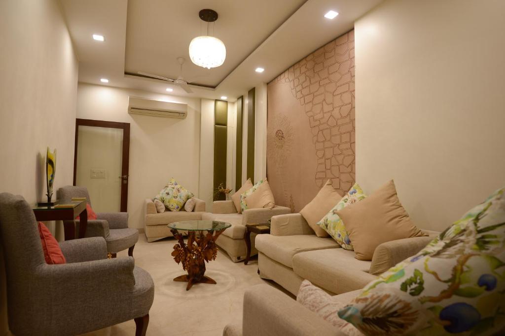 Posezení v ubytování Pacation Home Stay
