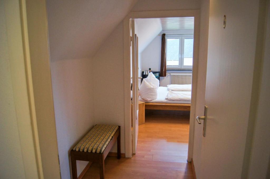 Postel nebo postele na pokoji v ubytování Nobis Krug
