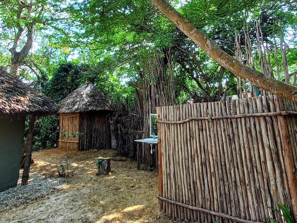 Zahrada ubytování Bamba Kofi Lodge