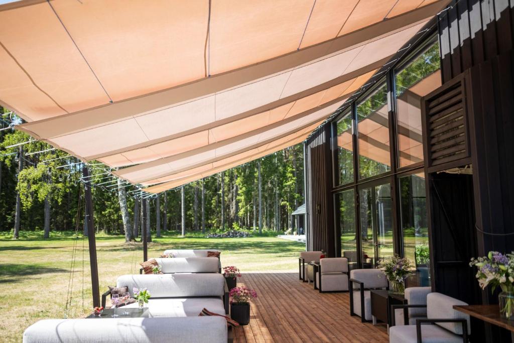 Zahrada ubytování Hõbekala Guesthouse