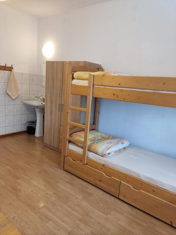 Postel nebo postele na pokoji v ubytování Magnificat