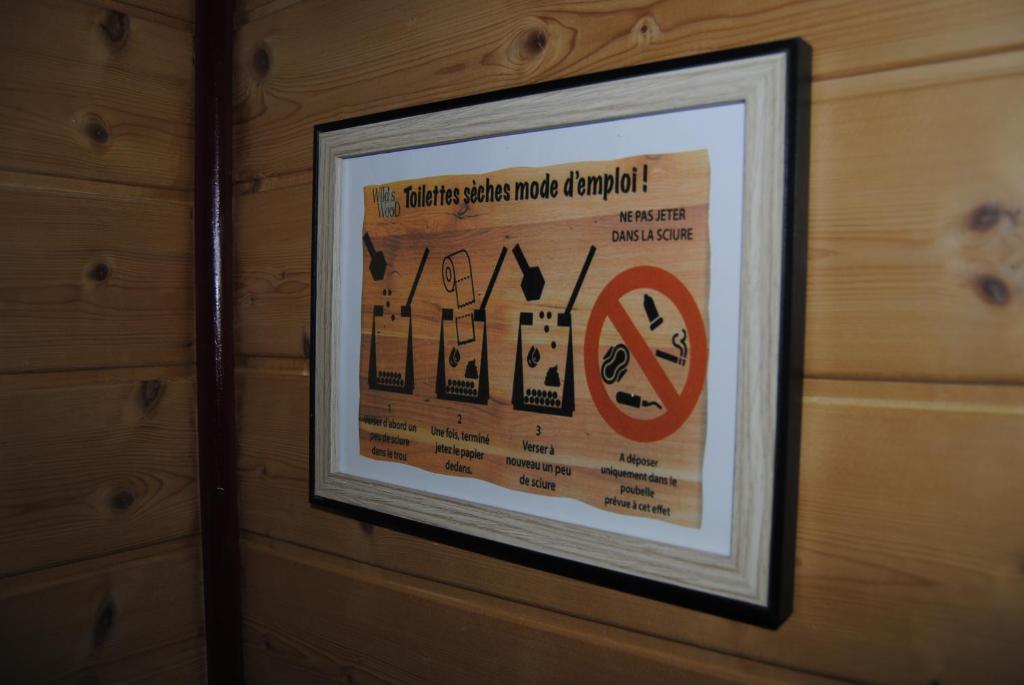 Certifikát, hodnocení, plakát nebo jiný dokument vystavený v ubytování La roulotte belle fleur
