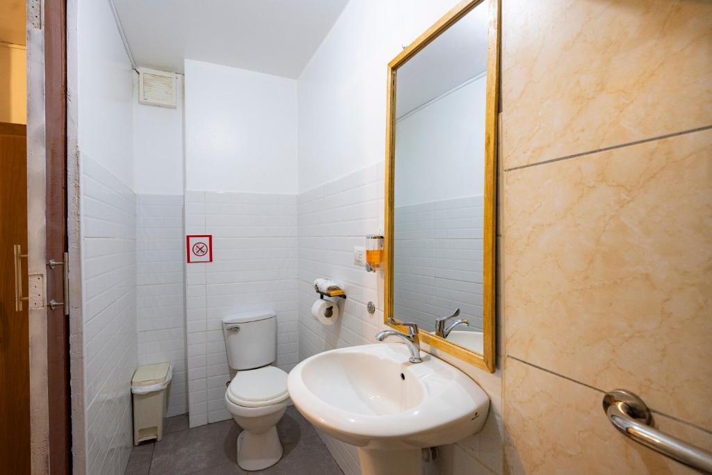 Koupelna v ubytování Casa Samaykuy
