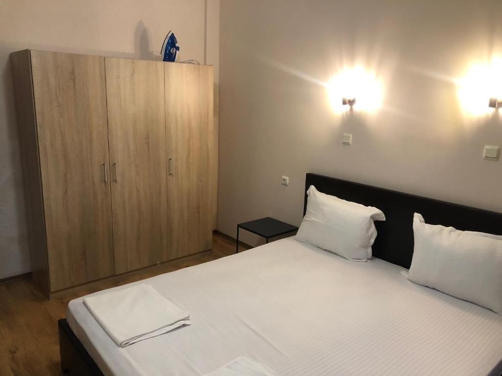 A bed or beds in a room at apartment Radost