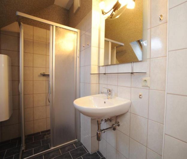 Koupelna v ubytování Appartementhaus Hochegg