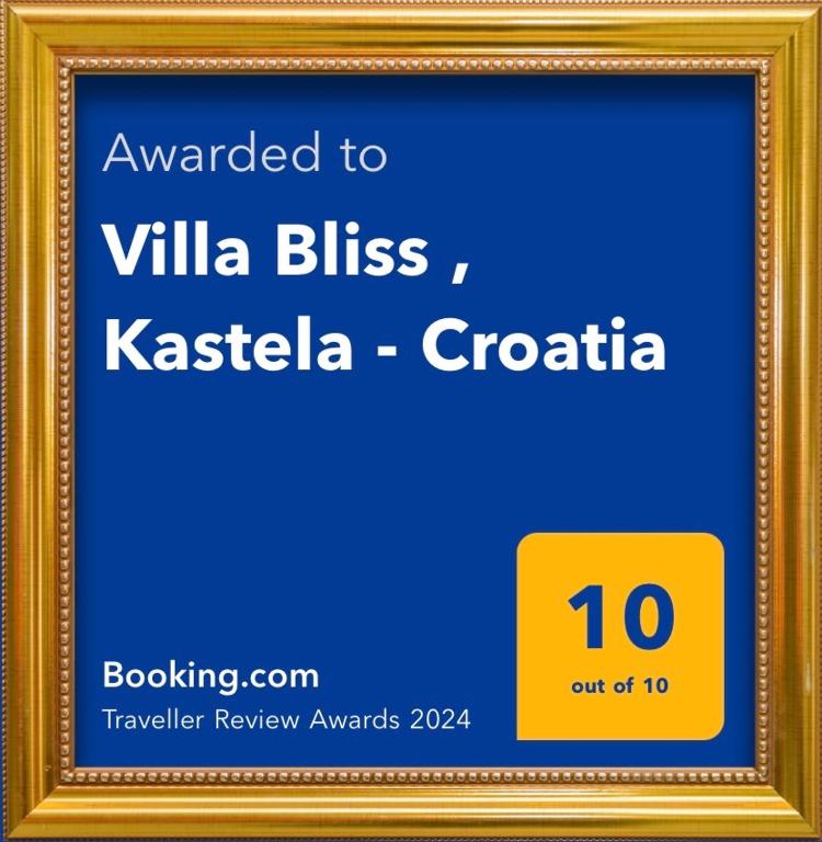 Certifikát, ocenenie alebo iný dokument vystavený v ubytovaní Villa Bliss , Kastela - Croatia
