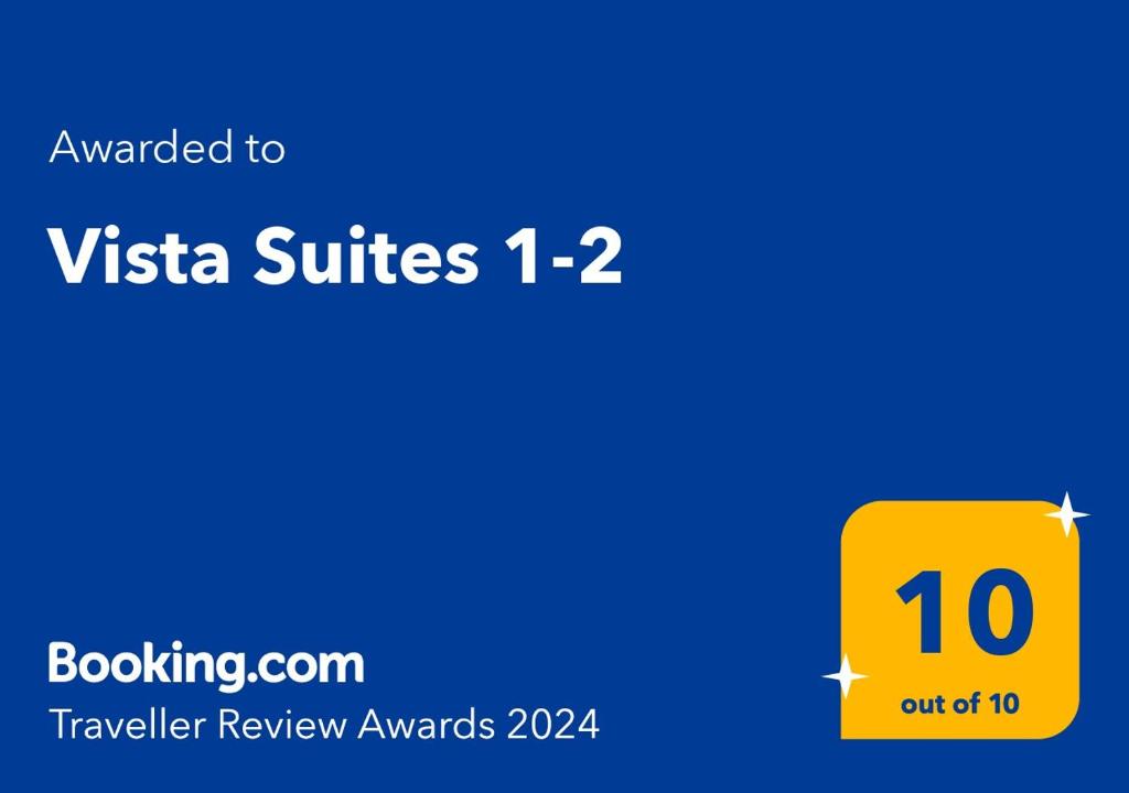 Certifikát, ocenenie alebo iný dokument vystavený v ubytovaní Vista Suites 1-2