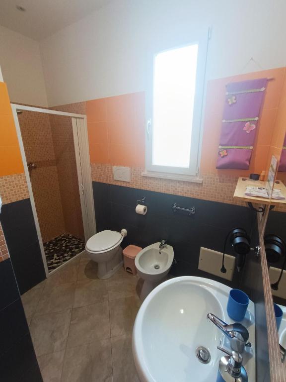 Koupelna v ubytování B&B il MENHIR