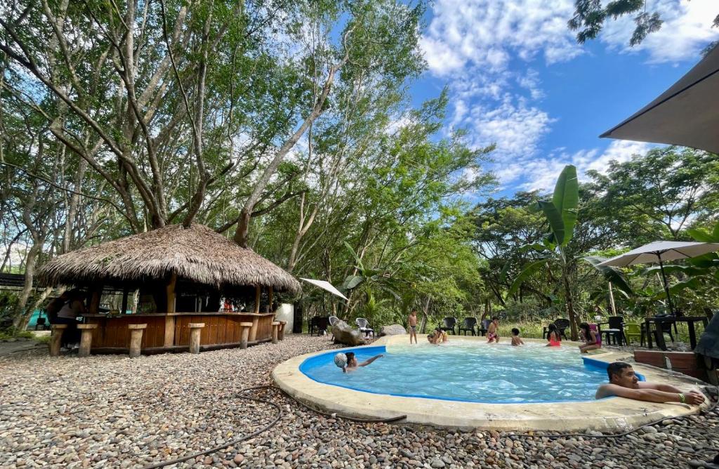 Bazén v ubytování ECOCAMPING JACAMAR nebo v jeho okolí