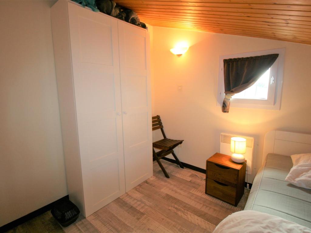 Posteľ alebo postele v izbe v ubytovaní Studio cosy avec terrasse à 250m de la plage - FR-1-22-342