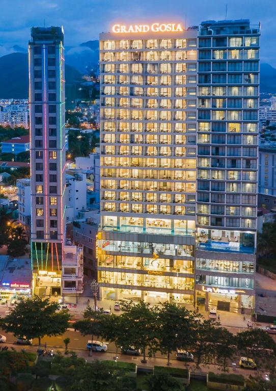 Nespecifikovaný výhled na destinaci Nha Trang nebo výhled na město při pohledu z hotelu