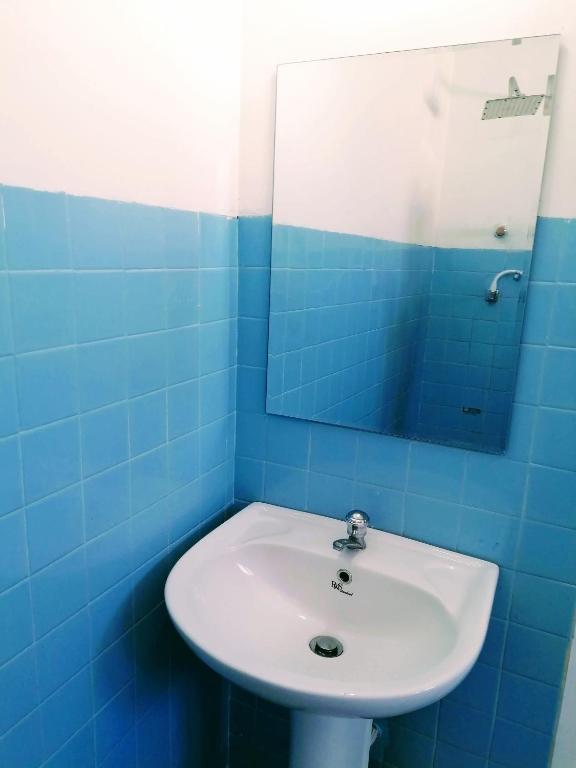 Koupelna v ubytování Villa Yuvin