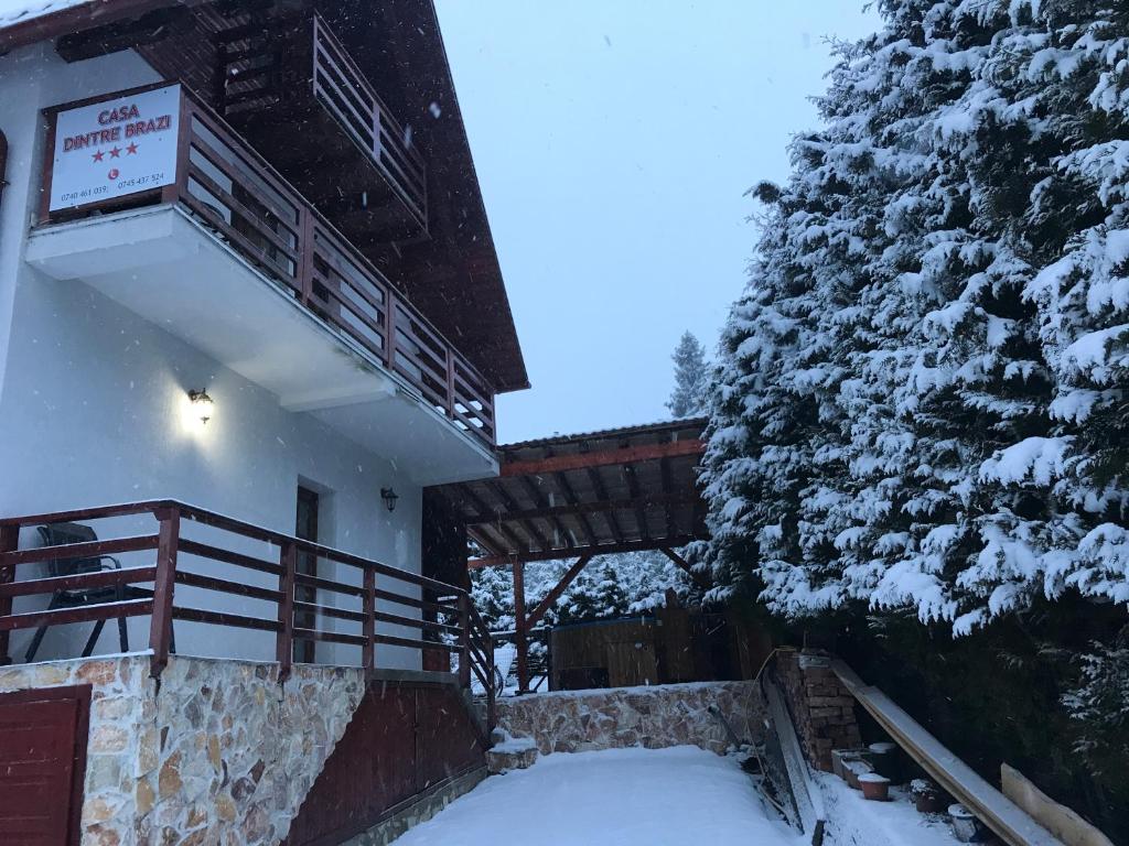 Casa dintre Brazi v zimě